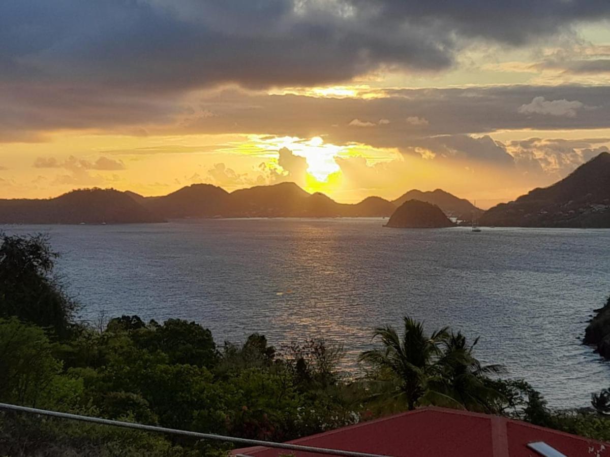 Ti Kaz Anoli Vue Epoustouflante Sur La Baie Villa Terre-de-Bas Dış mekan fotoğraf