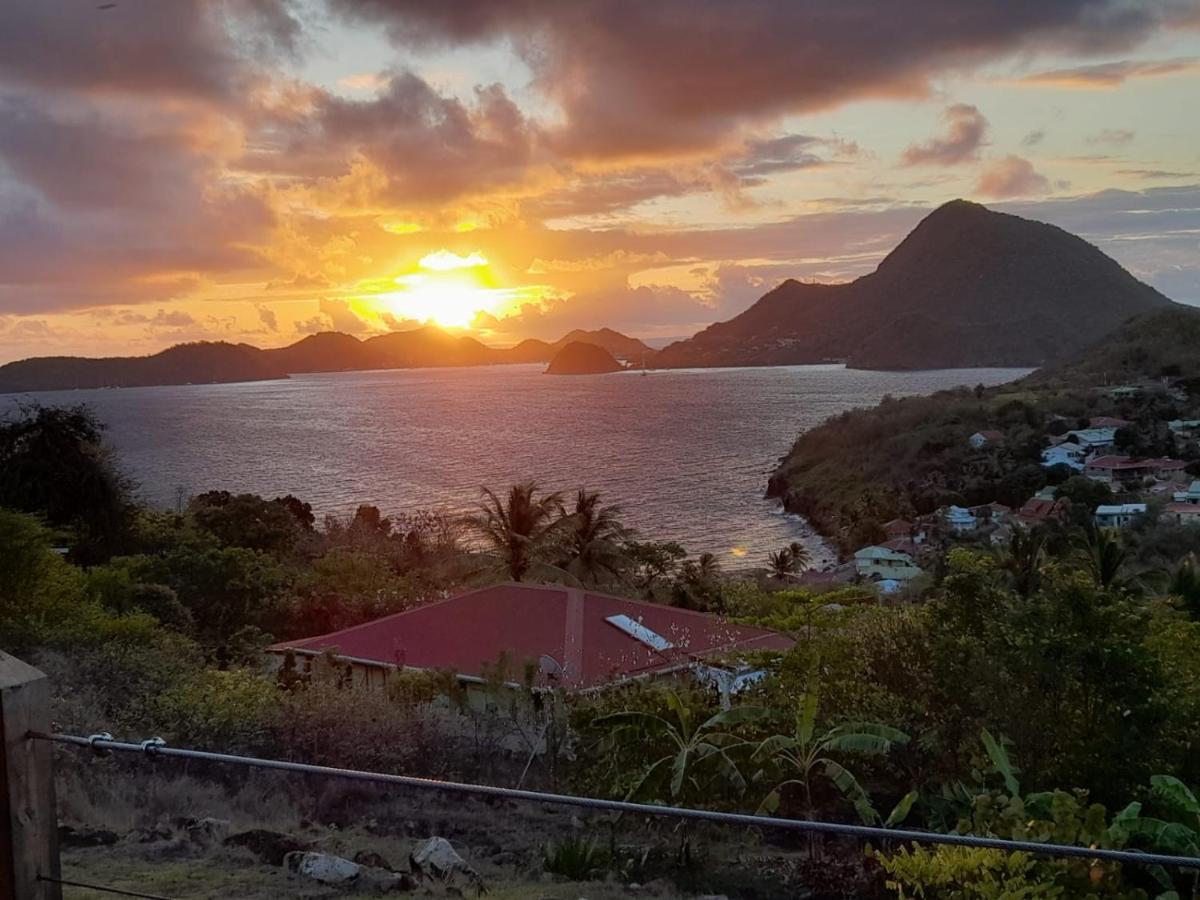 Ti Kaz Anoli Vue Epoustouflante Sur La Baie Villa Terre-de-Bas Dış mekan fotoğraf