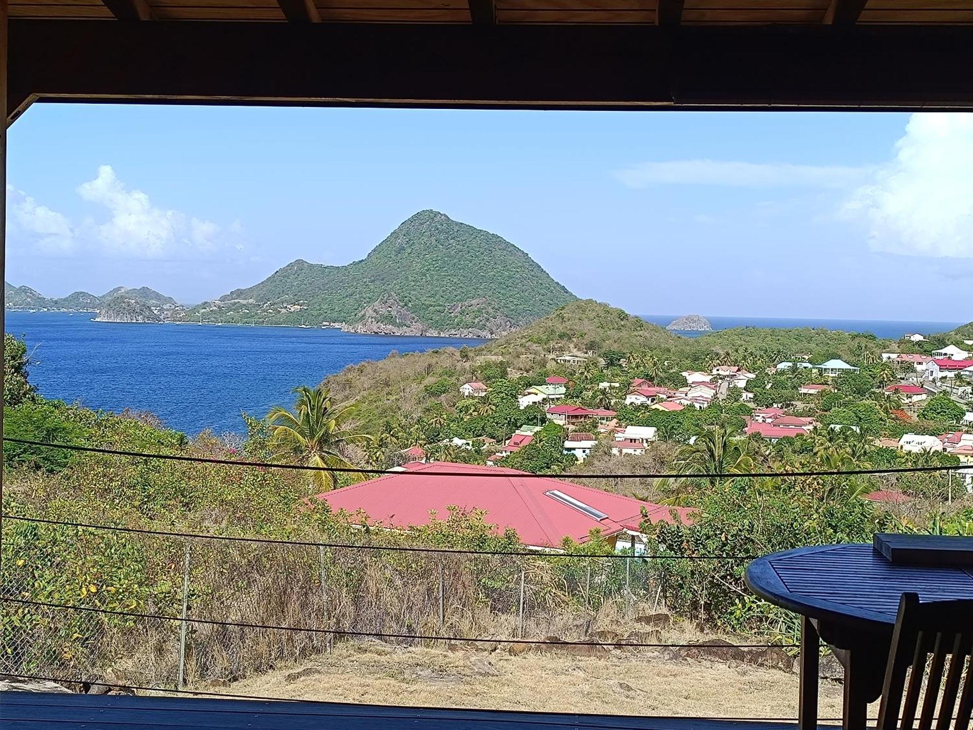 Ti Kaz Anoli Vue Epoustouflante Sur La Baie Villa Terre-de-Bas Dış mekan fotoğraf